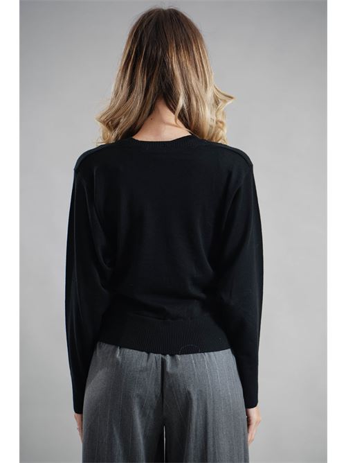 Maglia in lana vergine Simona Corsellini | A25CPMGE0701NERO